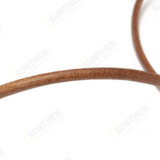 183cm Leather Belt Treadle Parts With Hook For Singer Sewing Machine 5mm Diameter