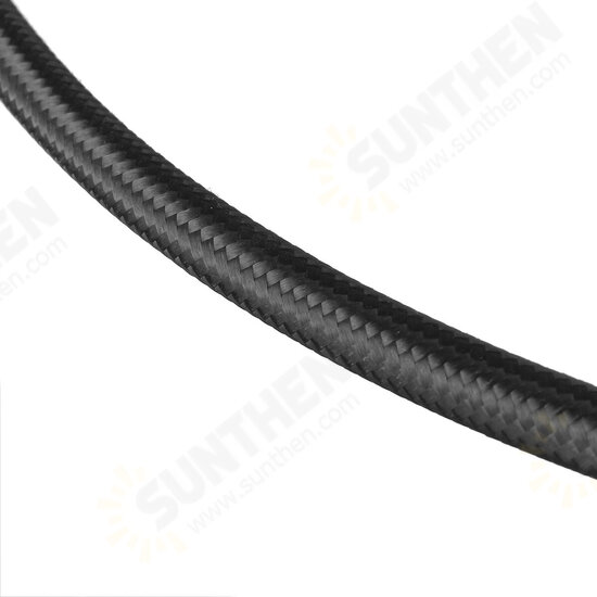 1FT AN4 AN6 AN8 AN10 Fuel Hose Oil Gas Hose Line Pipe Nylon Stainless Steel Braided 1FT AN4 AN6 AN8 AN10 Fuel Hose Oil Gas Hose Line Pipe Nylon Stainless Steel Braided