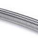 1FT AN4 AN6 AN8 AN10 Fuel Hose Oil Gas Hose Line Pipe Nylon Stainless Steel Braided Silver 1FT AN4 AN6 AN8 AN10 Fuel Hose Oil Gas Hose Line Pipe Nylon Stainless Steel Braided Silver