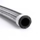 1FT AN4 AN6 AN8 AN10 Fuel Hose Oil Gas Hose Line Pipe Nylon Stainless Steel Braided Silver