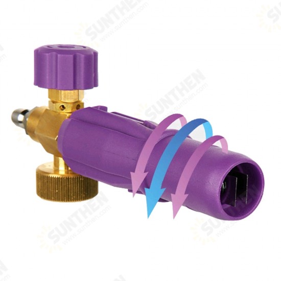 1L High Pressure Fan-shaped Adjustable Spout Purple Foam Pot Set Washer Parts for Car Washing