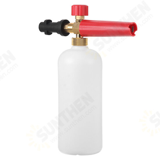 1L High Pressure Foam Pot 1/4 Quick Insert Fast Interface Adjustable Nozzle Head Pure Copper PA Foam Pot 1L High Pressure Foam Pot 1/4 Quick Insert Fast Interface Adjustable Nozzle Head Pure Copper PA Foam Pot