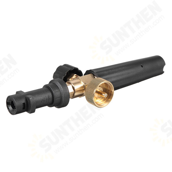 1L High Pressure Foam Pot 1/4 Quick Insert Fast Interface Adjustable Nozzle Head Pure Copper PA Foam Pot 1L High Pressure Foam Pot 1/4 Quick Insert Fast Interface Adjustable Nozzle Head Pure Copper PA Foam Pot