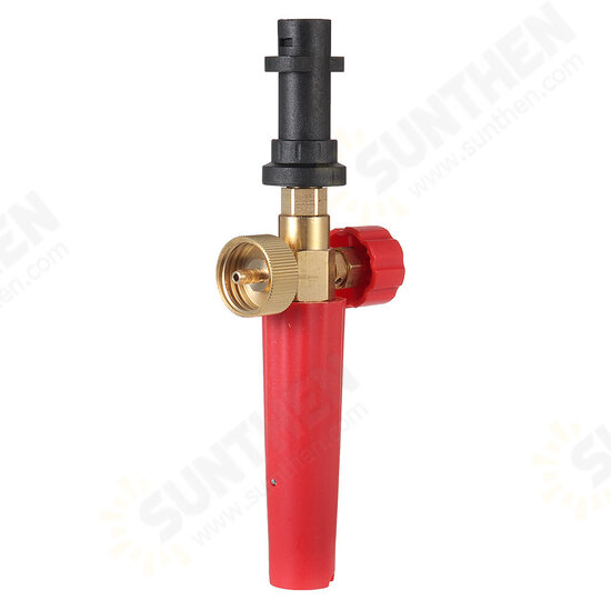 1L High Pressure Foam Pot 1/4 Quick Insert Fast Interface Adjustable Nozzle Head Pure Copper PA Foam Pot