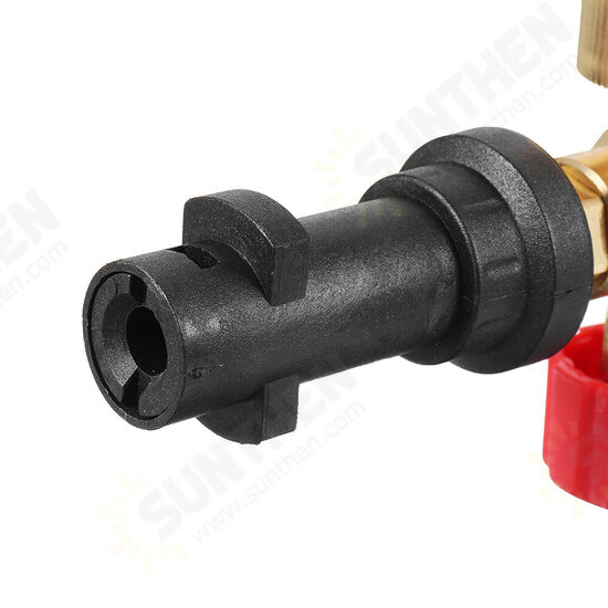 1L High Pressure Foam Pot 1/4 Quick Insert Fast Interface Adjustable Nozzle Head Pure Copper PA Foam Pot 1L High Pressure Foam Pot 1/4 Quick Insert Fast Interface Adjustable Nozzle Head Pure Copper PA Foam Pot