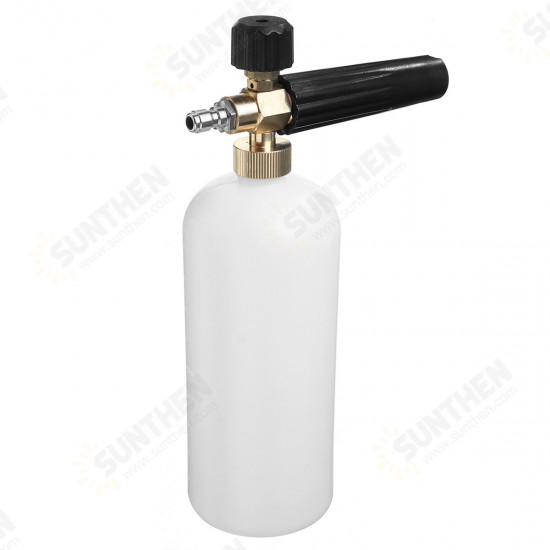 1L High Pressure Washer Snow Foam Nozzles Spray Lance Professional Car Washing Soap Spray Adapter 1L High Pressure Washer Snow Foam Nozzles Spray Lance Professional Car Washing Soap Spray Adapter