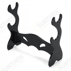 2-Tier Mini Samurai Blade Mount Display Stand Tool Display Rack Base Holder