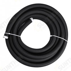 20FT AN4 AN6 AN8 AN10 Fuel Hose Oil Gas Line Pipe PTFE Nylon Stainless Steel Hose 20FT AN4 AN6 AN8 AN10 Fuel Hose Oil Gas Line Pipe PTFE Nylon Stainless Steel Hose
