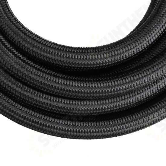 20FT AN4 AN6 AN8 AN10 Fuel Hose Oil Gas Line Pipe PTFE Nylon Stainless Steel Hose 20FT AN4 AN6 AN8 AN10 Fuel Hose Oil Gas Line Pipe PTFE Nylon Stainless Steel Hose