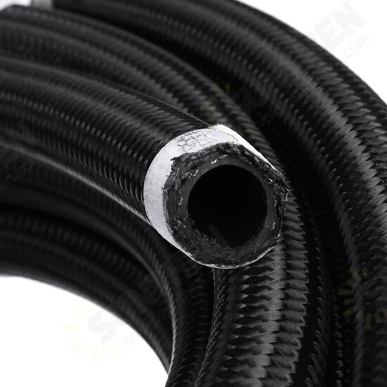 20FT AN4 AN6 AN8 AN10 Fuel Hose Oil Gas Line Pipe PTFE Nylon Stainless Steel Hose 20FT AN4 AN6 AN8 AN10 Fuel Hose Oil Gas Line Pipe PTFE Nylon Stainless Steel Hose