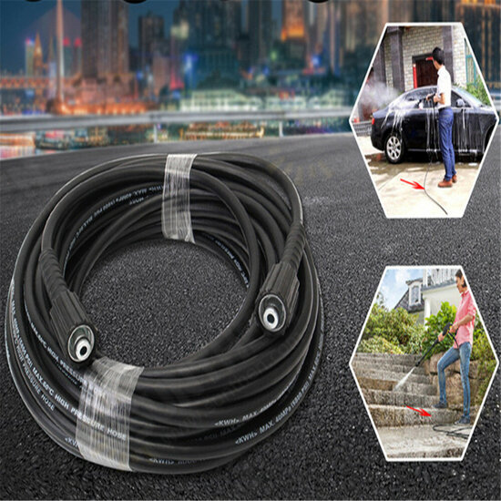 20m 4500PSI High Pressure Washer Replacement Cleaner Hose with 14mm Pump End Fitting