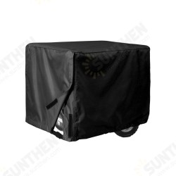 210D Oxford Cloth Black Weatherproof Waterproof Dustproof Generator Cover Protector