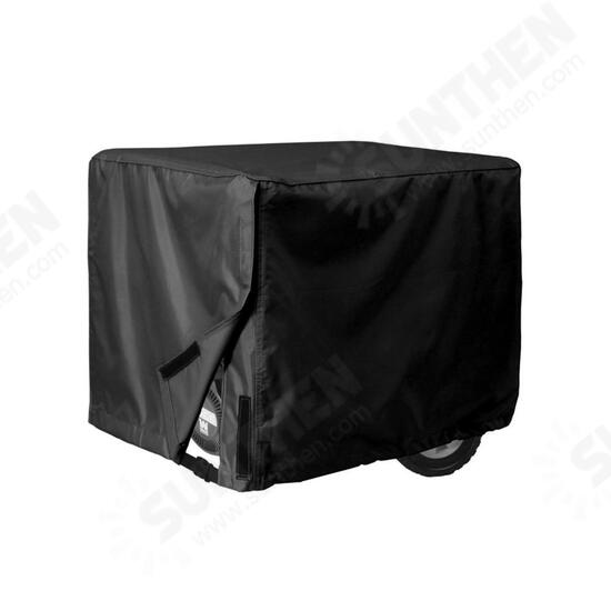 210D Oxford Cloth Black Weatherproof Waterproof Dustproof Generator Cover Protector