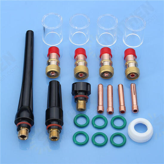 22pcs TIG Welding Stubby Gas Lens #10 Pyrex Cup Kit for Tig WP-17/18/26 Torch 22pcs TIG Welding Stubby Gas Lens #10 Pyrex Cup Kit for Tig WP-17/18/26 Torch