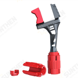 24 in 1 Adjustable Wrench Large Opening Bathroom Flume Spanner Adjustable Cutable Water Pipe Sink 24 in 1 Adjustable Wrench Large Opening Bathroom Flume Spanner Adjustable Cutable Water Pipe Sink