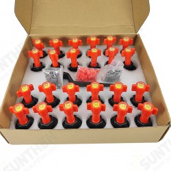 24PCS Tile Leveler Flooring Wall Leveling System Locator Spacer Balance Tool