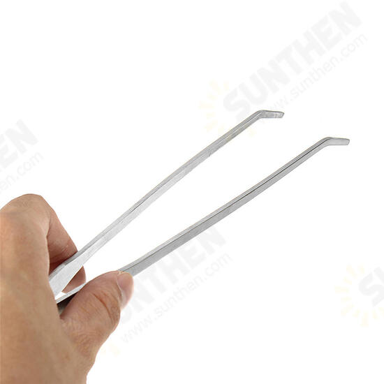 27/38/48cm Aquarium Straight/Curve Tweezer Maintenance Tools Kit For Fish Tank Live Plants Grass