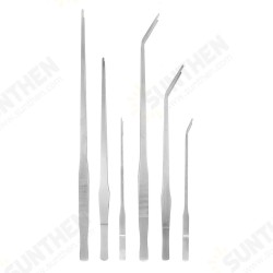 27/38/48cm Aquarium Straight/Curve Tweezer Maintenance Tools Kit For Fish Tank Live Plants Grass
