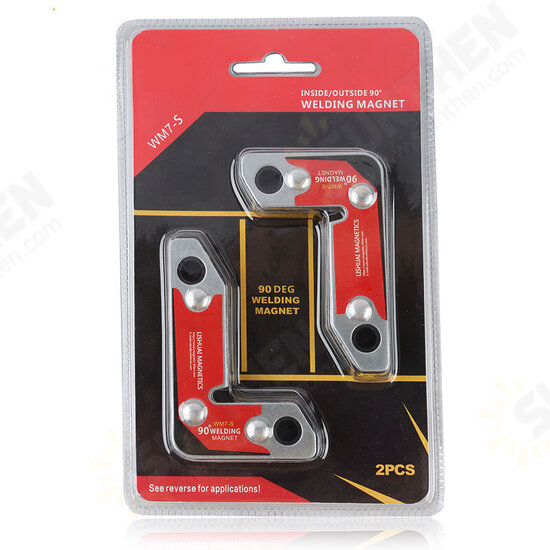 2Pcs Magnet Welding Clamp Magnetic Holder Fixer Welder Tool 30/60/90 Degree 2Pcs Magnet Welding Clamp Magnetic Holder Fixer Welder Tool 30/60/90 Degree