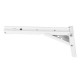 2pcs 8/10/12/14 Inch Folding Triangle Bracket Heavy Duty Steel L-Shaped Storage Wall Shelf Bracket