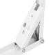 2pcs 8/10/12/14 Inch Folding Triangle Bracket Heavy Duty Steel L-Shaped Storage Wall Shelf Bracket