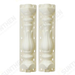 2pcs Mould Balustrades Mold for Concrete Plaster Cement Garden Plastic Casting 2pcs Mould Balustrades Mold for Concrete Plaster Cement Garden Plastic Casting