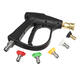 3000PSI High Pressure Water Gun Adapter With 5pcs Nozzles for High Pressure Water Cleaner 3000PSI High Pressure Water Gun Adapter With 5pcs Nozzles for High Pressure Water Cleaner
