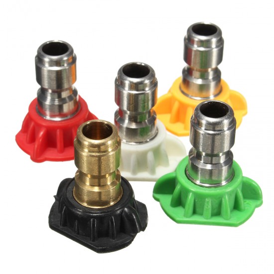 3000PSI High Pressure Water Gun Adapter With 5pcs Nozzles for High Pressure Water Cleaner