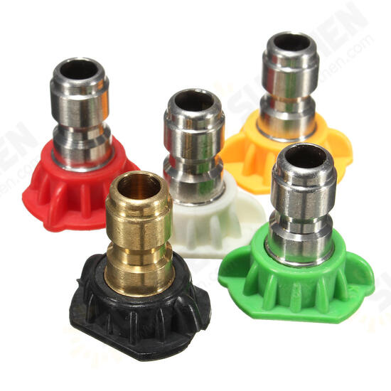3000PSI High Pressure Water Gun Adapter With 5pcs Nozzles for High Pressure Water Cleaner 3000PSI High Pressure Water Gun Adapter With 5pcs Nozzles for High Pressure Water Cleaner