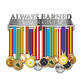 32 Medals Holder Sport Stainless Steel Running Medal Hanger Display Rack Decorations 32 Medals Holder Sport Stainless Steel Running Medal Hanger Display Rack Decorations