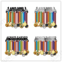32 Medals Holder Sport Stainless Steel Running Medal Hanger Display Rack Decorations 32 Medals Holder Sport Stainless Steel Running Medal Hanger Display Rack Decorations