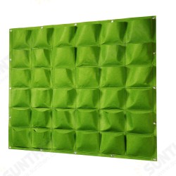 36 Pockets Vertical Flower Growing Planting Bag Wall Hanging Pot Garden Planter 36 Pockets Vertical Flower Growing Planting Bag Wall Hanging Pot Garden Planter