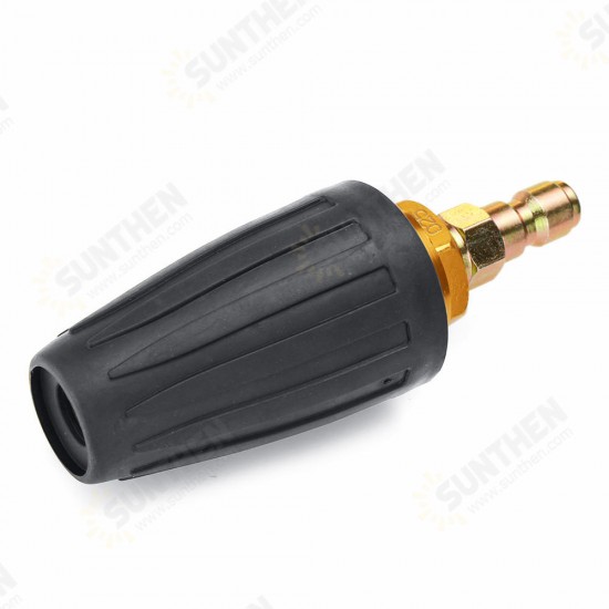 3600 PSI High Pressure Washer Rotating Turbo Head Nozzle Spray Tip 2.5-4 GPM 3600 PSI High Pressure Washer Rotating Turbo Head Nozzle Spray Tip 2.5-4 GPM