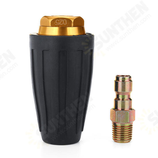 3600 PSI High Pressure Washer Rotating Turbo Head Nozzle Spray Tip 2.5-4 GPM 3600 PSI High Pressure Washer Rotating Turbo Head Nozzle Spray Tip 2.5-4 GPM