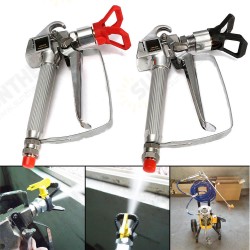 3600PSI Airless Paint Spraying Gun with Trade Tip High Pressure No Gas Sprayer Machine Kit Black Red 3600PSI Airless Paint Spraying Gun with Trade Tip High Pressure No Gas Sprayer Machine Kit Black Red