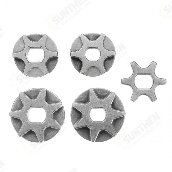 3/6/7 Teeth Chainsaw Chain Wheel M10 Gear Chainsaw Parts Replacement Chain Wheel 3/6/7 Teeth Chainsaw Chain Wheel M10 Gear Chainsaw Parts Replacement Chain Wheel