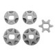 3/6/7 Teeth Chainsaw Chain Wheel M10 Gear Chainsaw Parts Replacement Chain Wheel 3/6/7 Teeth Chainsaw Chain Wheel M10 Gear Chainsaw Parts Replacement Chain Wheel