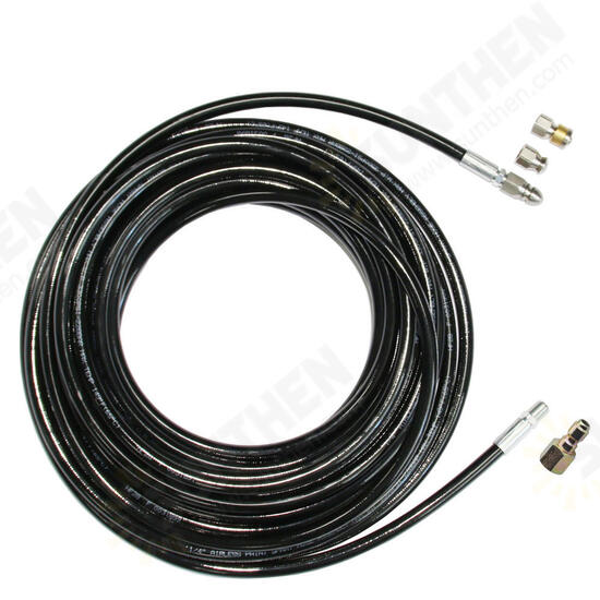 3/8 Inch 1/8 Inch 1/4 Inch High Pressure Drain Hose Nozzle Sewer Cleaning Jetter Nozzle 3/8 Inch 1/8 Inch 1/4 Inch High Pressure Drain Hose Nozzle Sewer Cleaning Jetter Nozzle