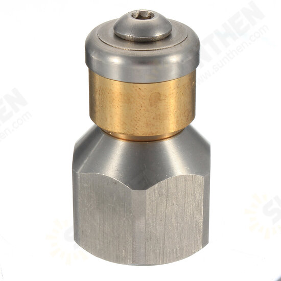 3/8 Inch 1/8 Inch 1/4 Inch High Pressure Drain Hose Nozzle Sewer Cleaning Jetter Nozzle 3/8 Inch 1/8 Inch 1/4 Inch High Pressure Drain Hose Nozzle Sewer Cleaning Jetter Nozzle