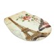 3Pcs/Set Eiffel Tower Flannel Floor Pedestal Rug Lid Toilet Cover Bath Carpet Mat