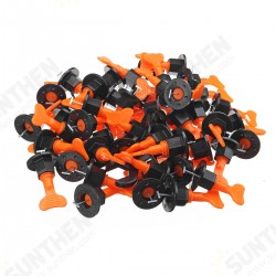 40/50/100Pcs Tile Leveling System Floor Kit Alignment Clip Reusable Spacers Locator W/ Wrench 40/50/100Pcs Tile Leveling System Floor Kit Alignment Clip Reusable Spacers Locator W/ Wrench