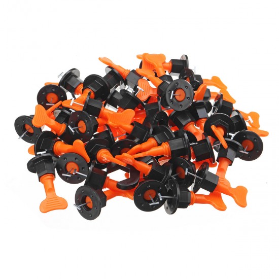 40/50/100Pcs Tile Leveling System Floor Kit Alignment Clip Reusable Spacers Locator W/ Wrench