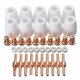 40pcs Air Plasma Cutter Cutting Consumables Extend Fit PT-31 LG-40 Torch CUT-40 50 40pcs Air Plasma Cutter Cutting Consumables Extend Fit PT-31 LG-40 Torch CUT-40 50