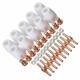40pcs Air Plasma Cutter Cutting Consumables Extend Fit PT-31 LG-40 Torch CUT-40 50 40pcs Air Plasma Cutter Cutting Consumables Extend Fit PT-31 LG-40 Torch CUT-40 50