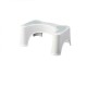 44x27.5x20cm Plastic Foldable Toilet Stool Anti-slip Feet Shower Chair For Bathroom