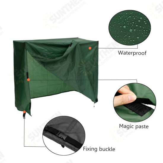 4ft Outdoor Firewood Log Storage Rack Cover Waterproof Protector Home Garden 4ft Outdoor Firewood Log Storage Rack Cover Waterproof Protector Home Garden