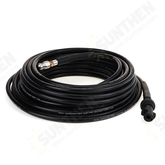 5-20M Sewer Jet Pressure Washer Hose with Button Nose Sewer Jetter Nozzle