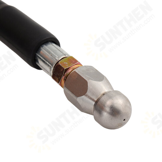 5-20M Sewer Jet Pressure Washer Hose with Button Nose Sewer Jetter Nozzle 5-20M Sewer Jet Pressure Washer Hose with Button Nose Sewer Jetter Nozzle