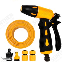 5-20m Water Hose Kit Garden Irrigation Spraying Guns Adjustable Portable High Pressure Sprinkler Nozzle Car Washing