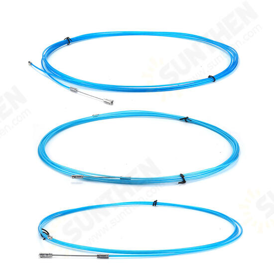 5-50m Electric Spiral Cable Push Puller Conduit Snake Cable Rodder Fish Tape Wire Guide